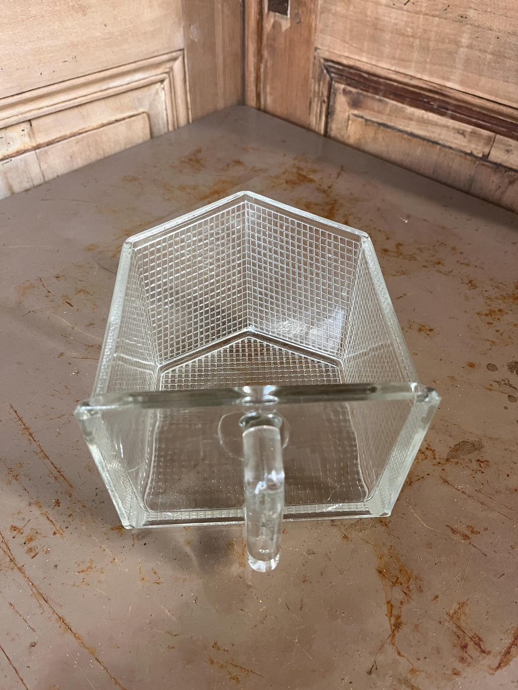 Tiroir à Épices en Verre – Meuble de Cuisine Vintage Années 50/60